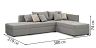 Corner sofas Oscar 3ТR-АМL - to the living room